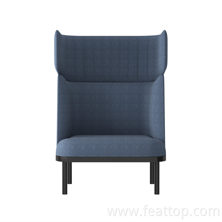 High Quality Nordic Design Lounge Sofa High Back Long Chair Sleep Rest Lounge Chair
